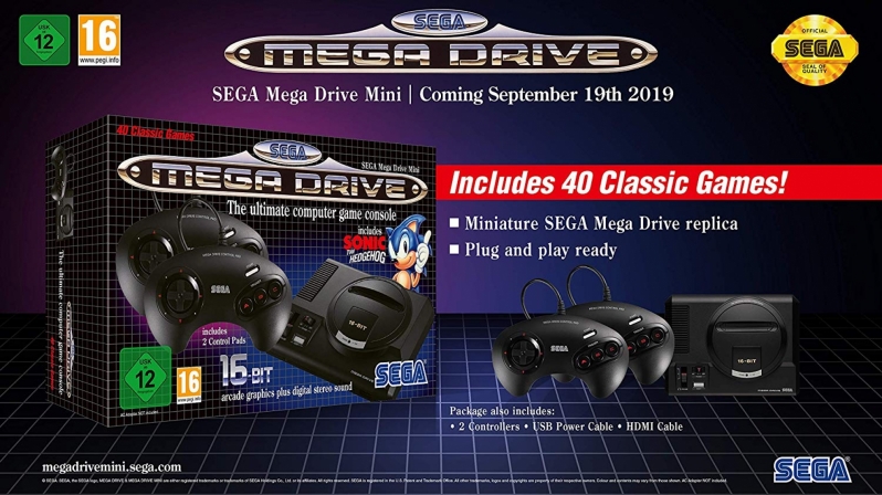 SEGA's Mega Drive/Genesis Mini Consoles Become Available for Pre-Order