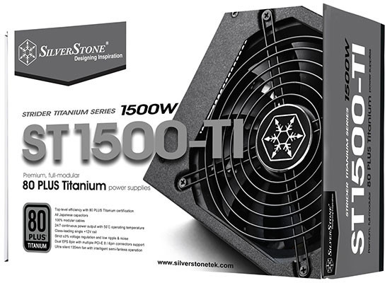 Silverstone reveals their Strider Titanium 1100W+ PSUs