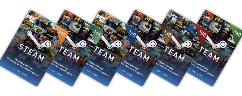 Steam Gift Cards