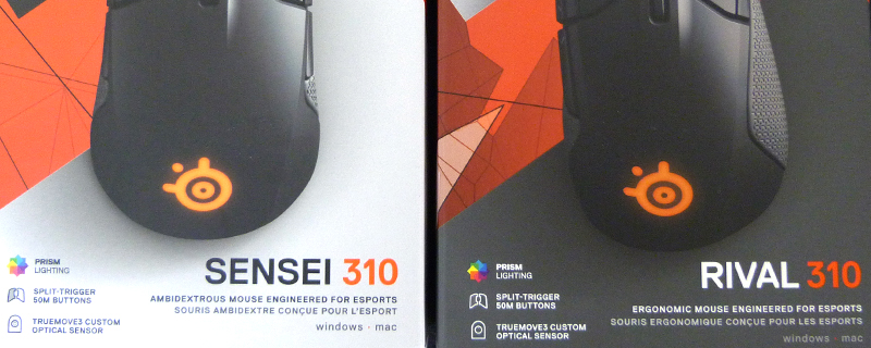 Steelseries 310 Rival and Sensei Review