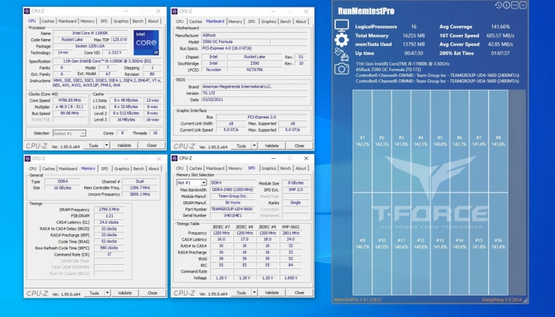 Team Group reveals stonking fast DDR4 T-Force Xtreem DDR4 memory for Intel's 11th Gen processors