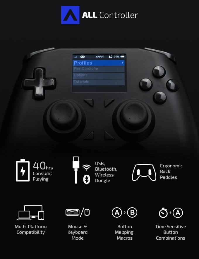 The ALL controller has hit Kickstarter - A controller that works on all platforms? 
