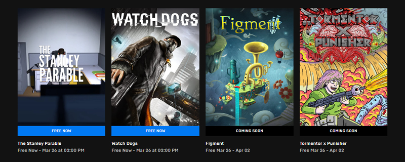 The Stanley Parable and Watch Dogs are currently available for free on the Epic Games Store