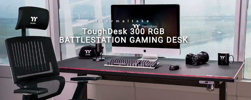 Thermaltake launches its ToughDesk 300 RGB Gaming Desk