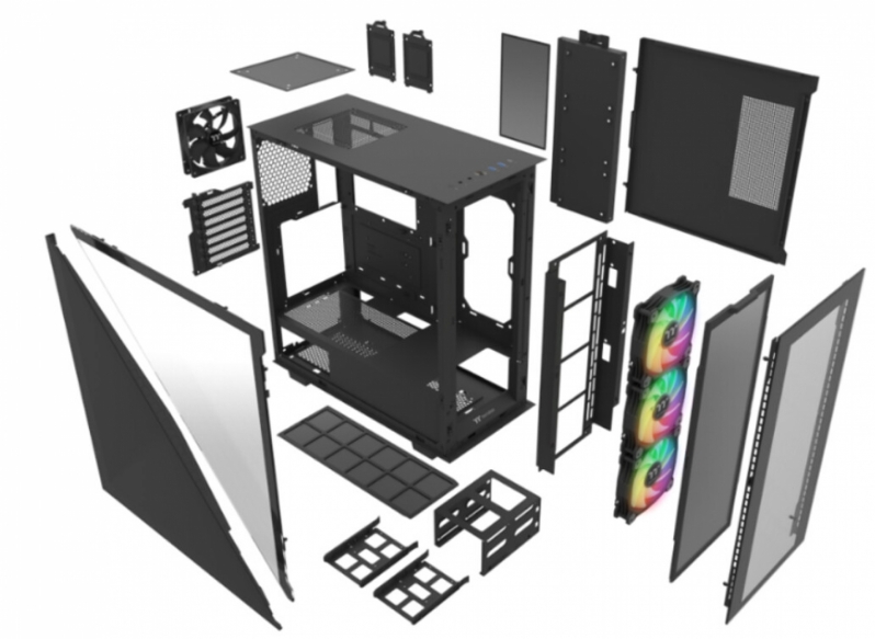 Thermaltake reveals their Divider 300 TG Chassis at CES 2021