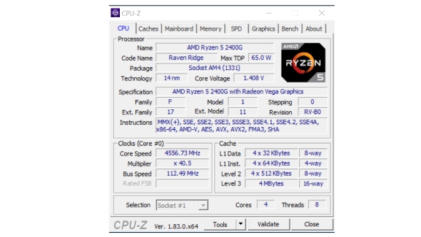 Those 4.56GHz overclocks on AMD Raven Ridge Ryzen 2400G are false