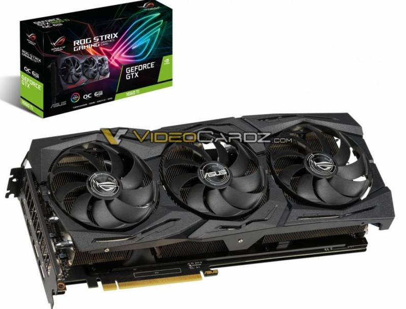 Three ASUS GTX 1660 Ti Graphics Cards have been Pictured