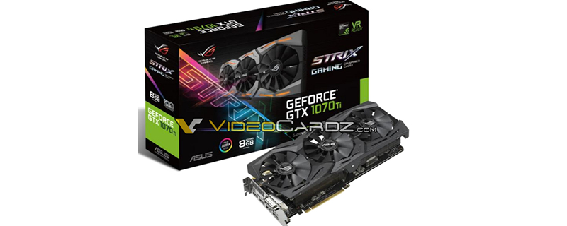 Two ASUS GTX 1070 Ti GPU models have been pictured