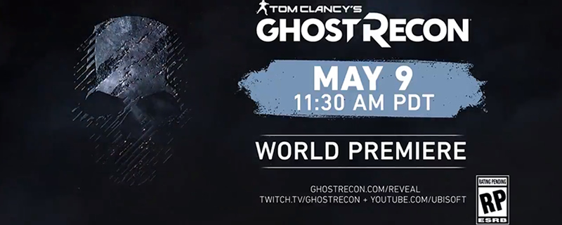 Ubisoft to reveal their next Ghost Recon game on May 9th