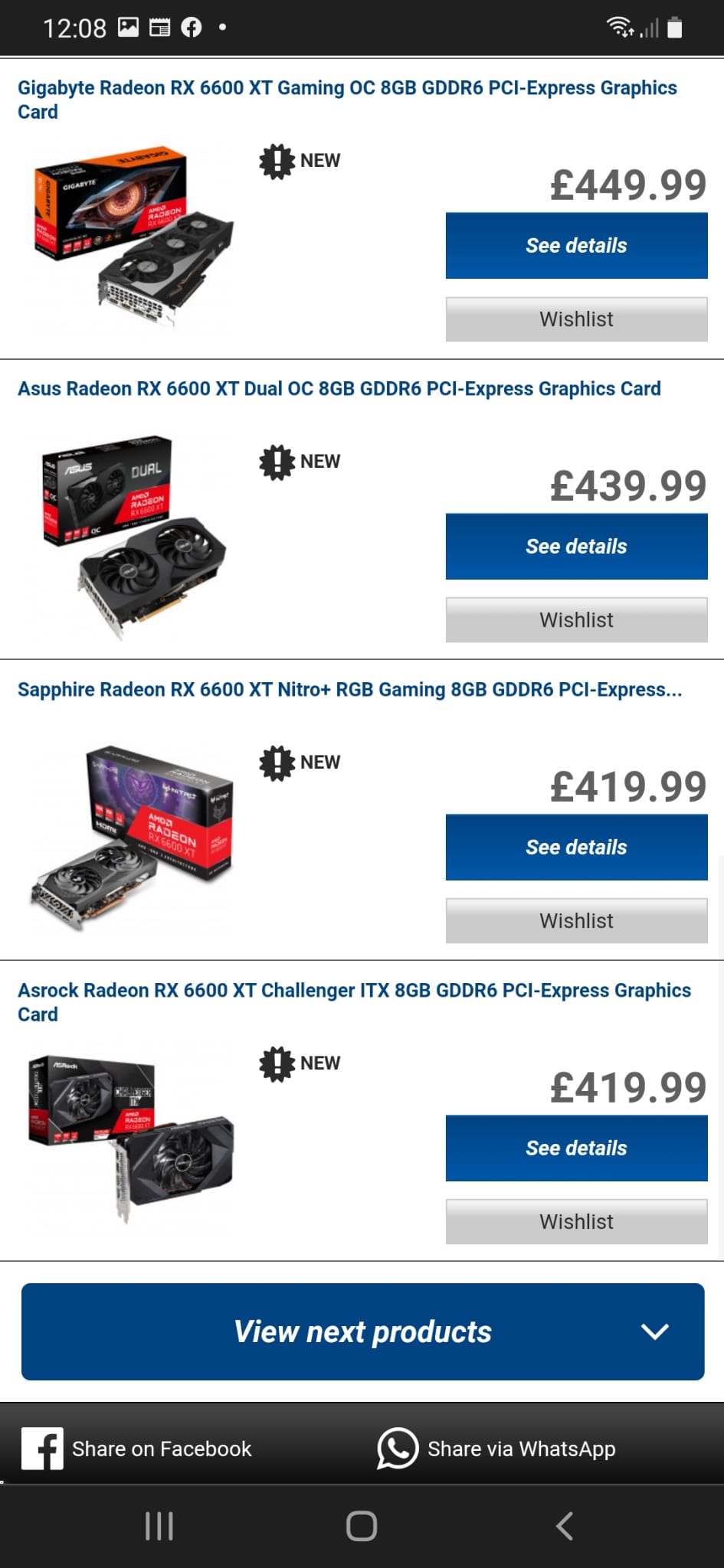 UK RX 6600 XT Pricing Leaked Via Overclockers UK