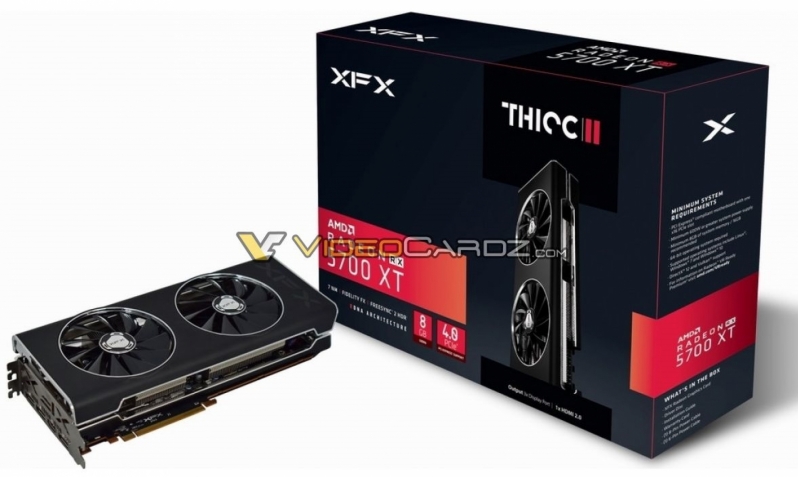 XFX's RX 5700 XT THICC2 has been pictured