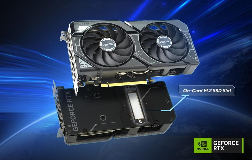 A PCIe 5.0 M.2 slot on a GPU? ASUS’ GeForce RTX 4060 Ti SSD has a killer feature