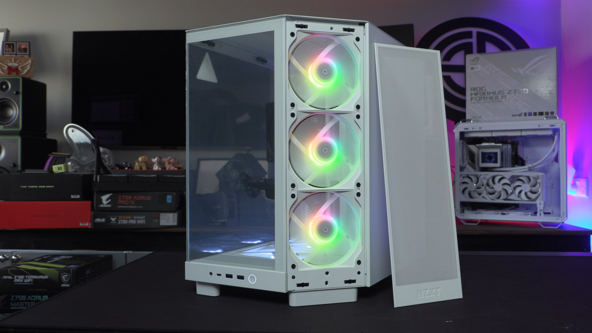 NZXT H6 Flow RGB White PC Case Review - eTeknix