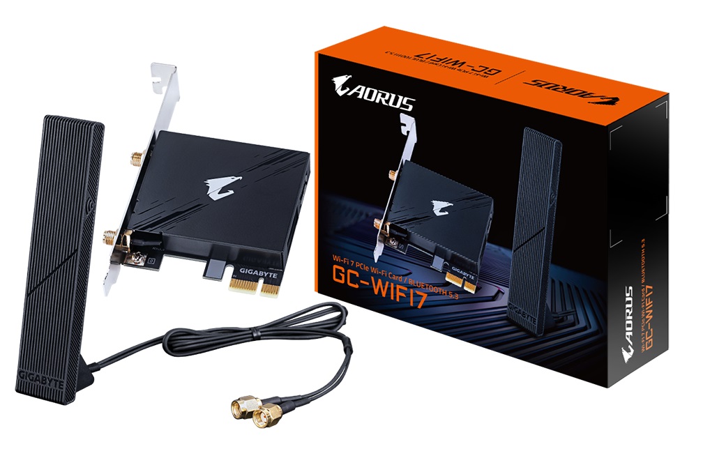 Gigabyte launches their first WIFI 7 expansion card, the GC-WIFI7