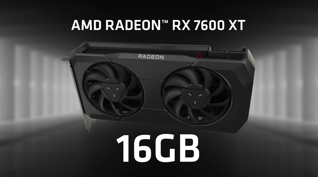 AMD unleashes their 16GB Radeon RX 7600 XT at CES