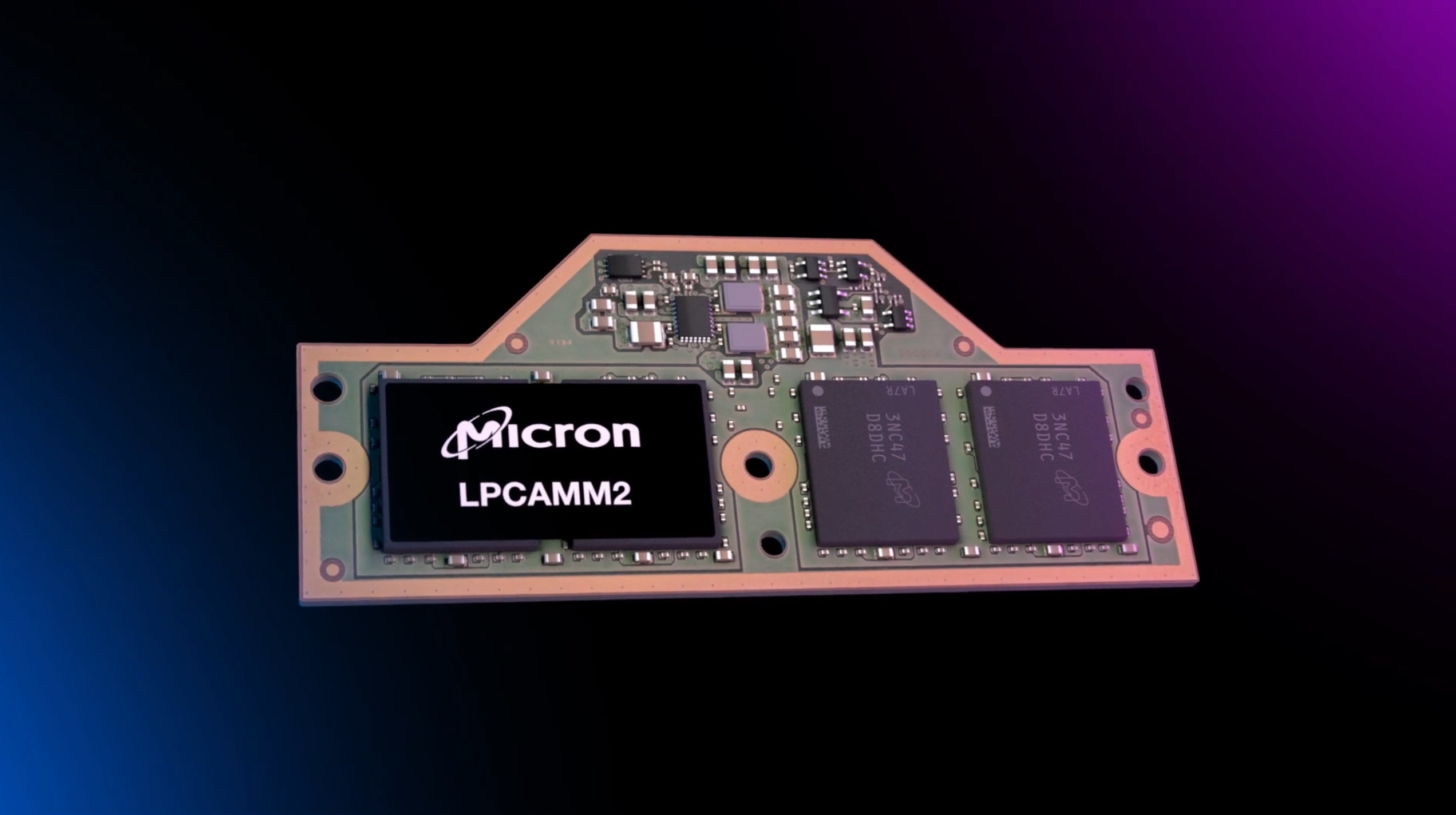 Micron is the first to market with LPDDR5X-based CAMM2 memory modules