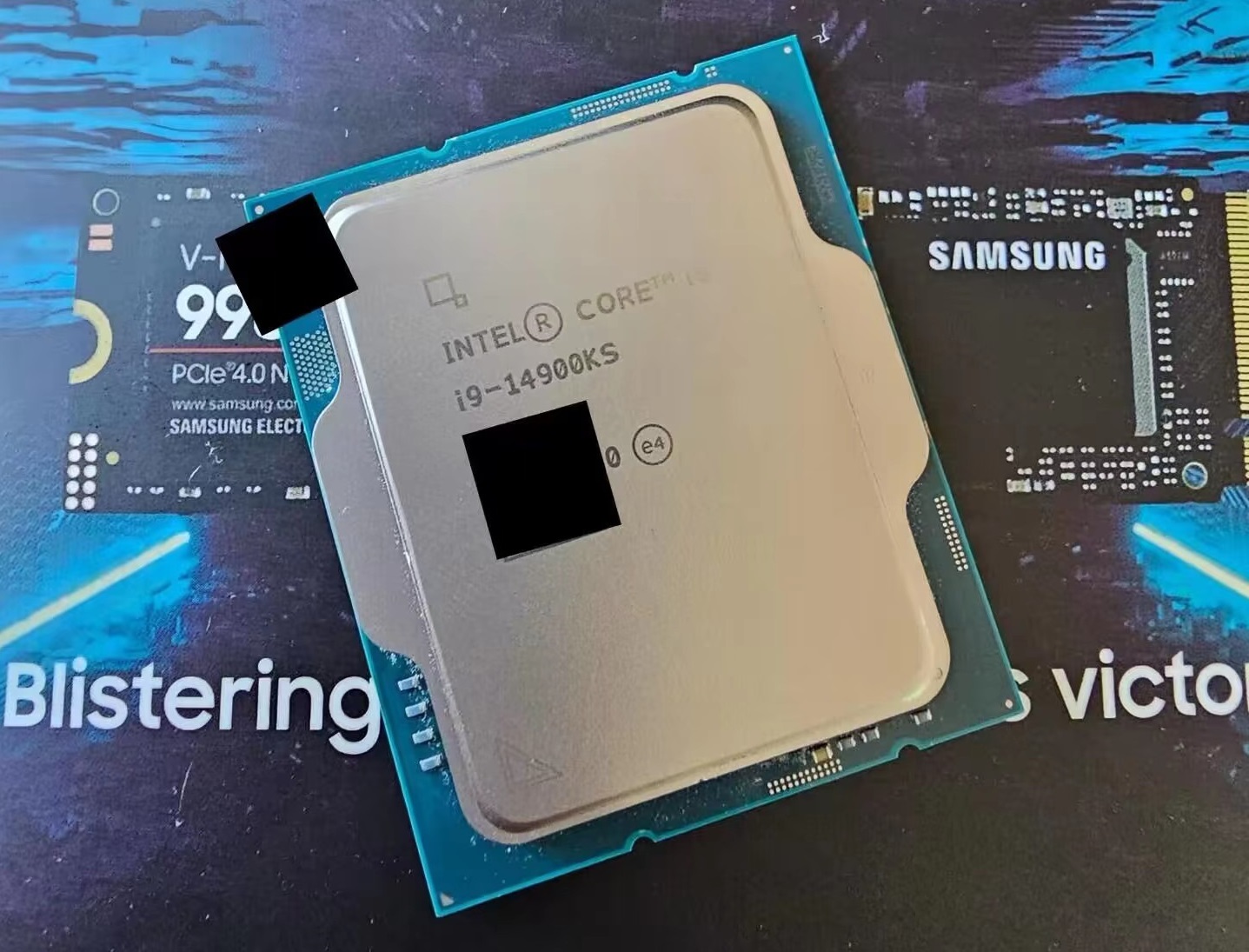Pushing past 6 GHz! An alleged Intel i9 14900KS CPU has been pictured