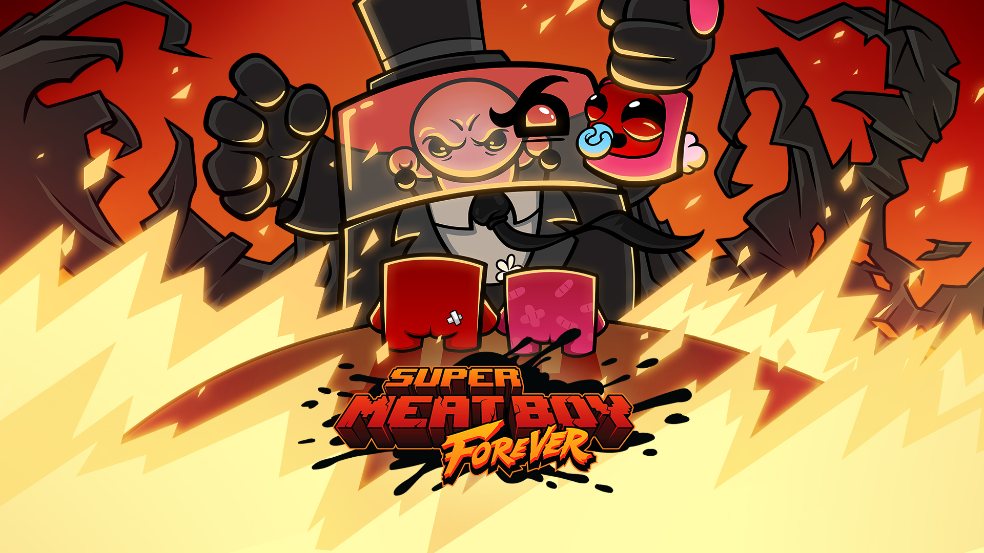 Super Meat Boy Forever is now available for free on PC