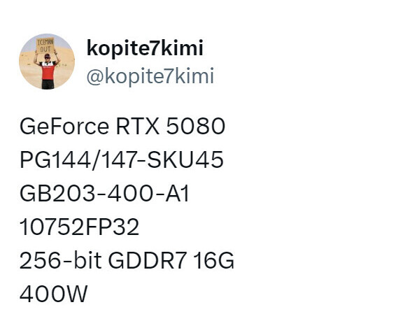 Nvidia GeForce RTX 5090 and 5080 Specifications Leak - OC3D