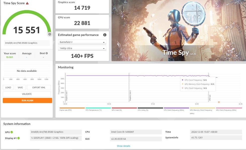 Leaked ARC B580 GPU Benchmark Reveal Strong 3DMARK Scores - OC3D