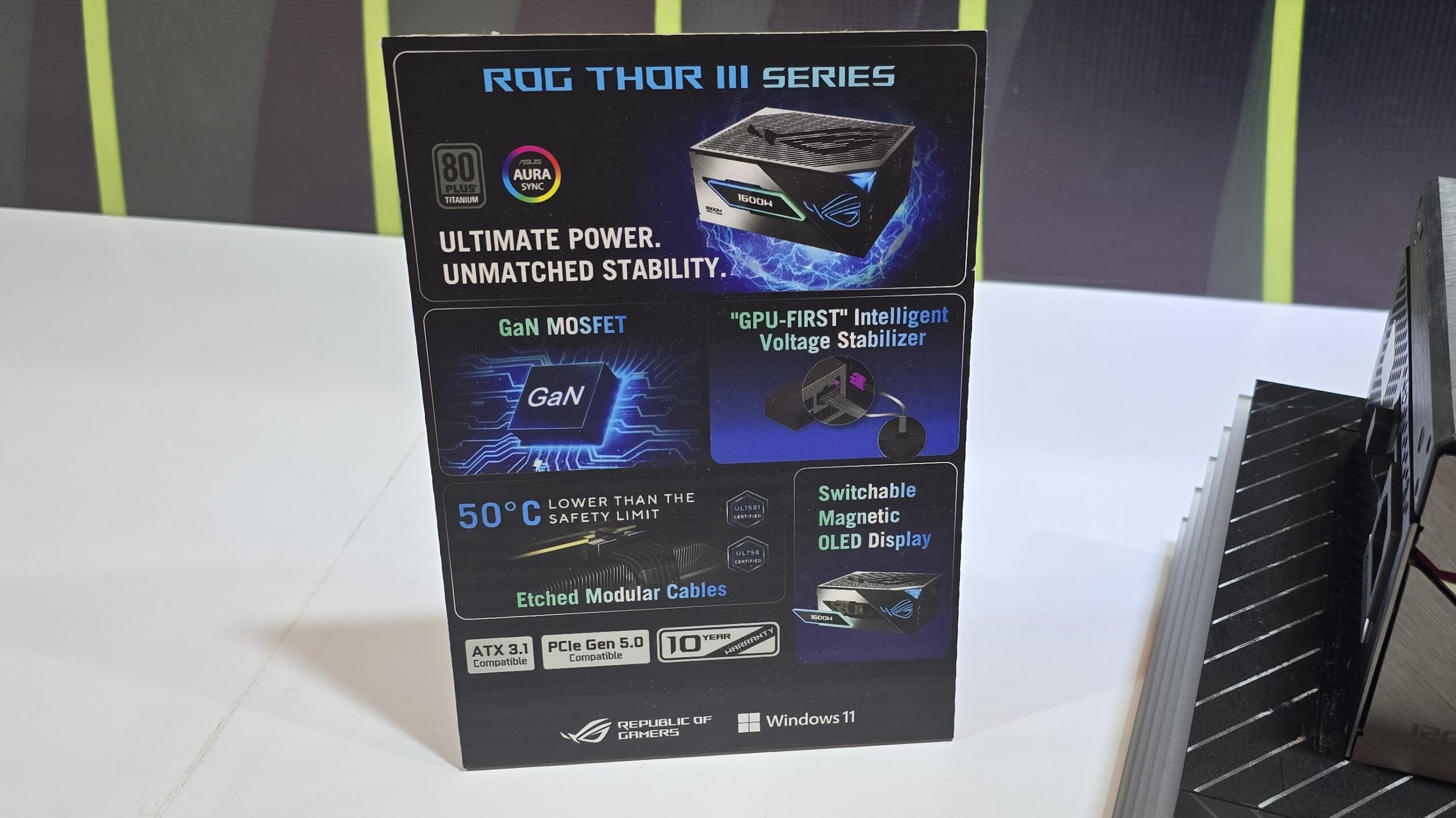 ASUS PSU GPU-FIRST 大型のROG ROG THOR 1600W Titanium III | Power Supply Units|ROG Global