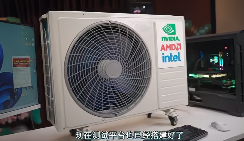 RTX 4090 liquid cooled using an Air conditioner delivers amazing results