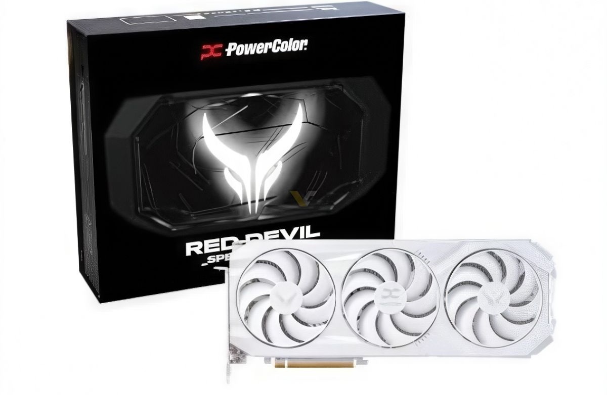 PowerColor RX 9070 XT Red Devil Spectral White GPU Leaks - OC3D