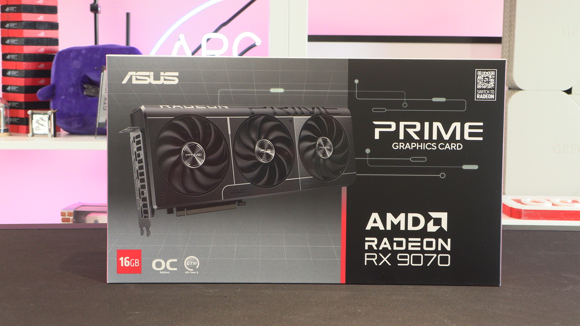 新品未開封　 ASUS Prime RX 9070 XT OC Edition ASUS Prime Radeon RX 9070 XT 16GB - OC Edition - graphics