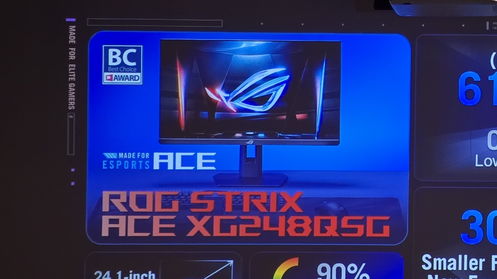 High Speeds, Low Latencies – ASUS ROG Strix Ace XG248QSG monitor pushes for gaming excellence