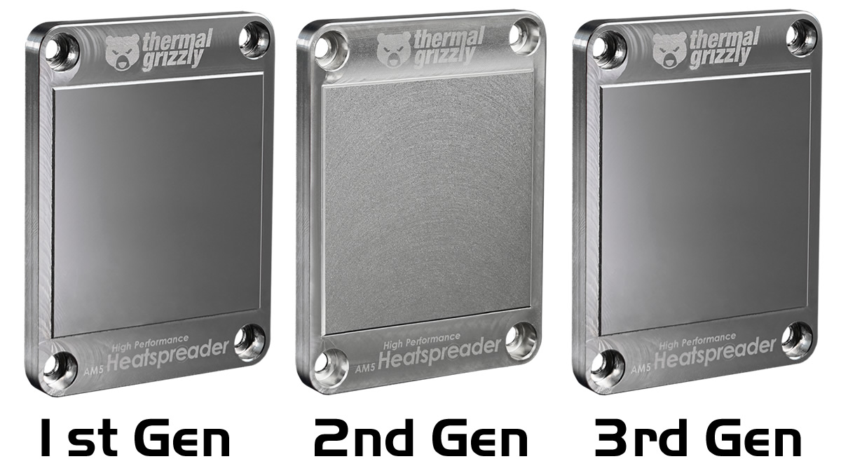 Shiny! Thermal Grizzly updates its high-end AM5 heatspreaders - OC3D