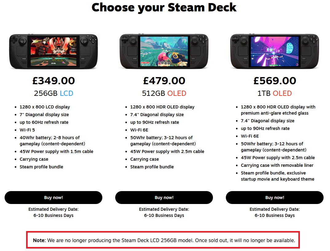 steam deck 本体 Valve NEW SYSTEM Steam Deck 256 GB PC Video Game Console, Black