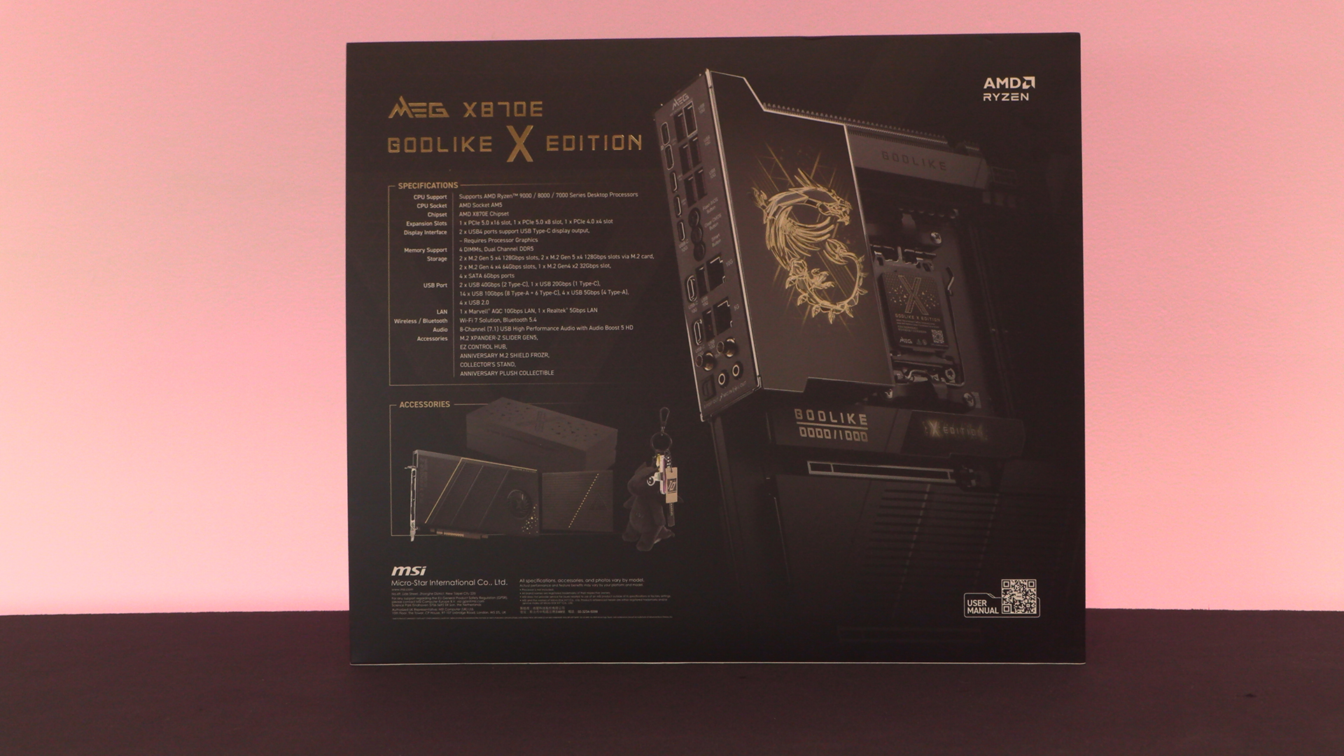 Godlike X-Edition Box Rear