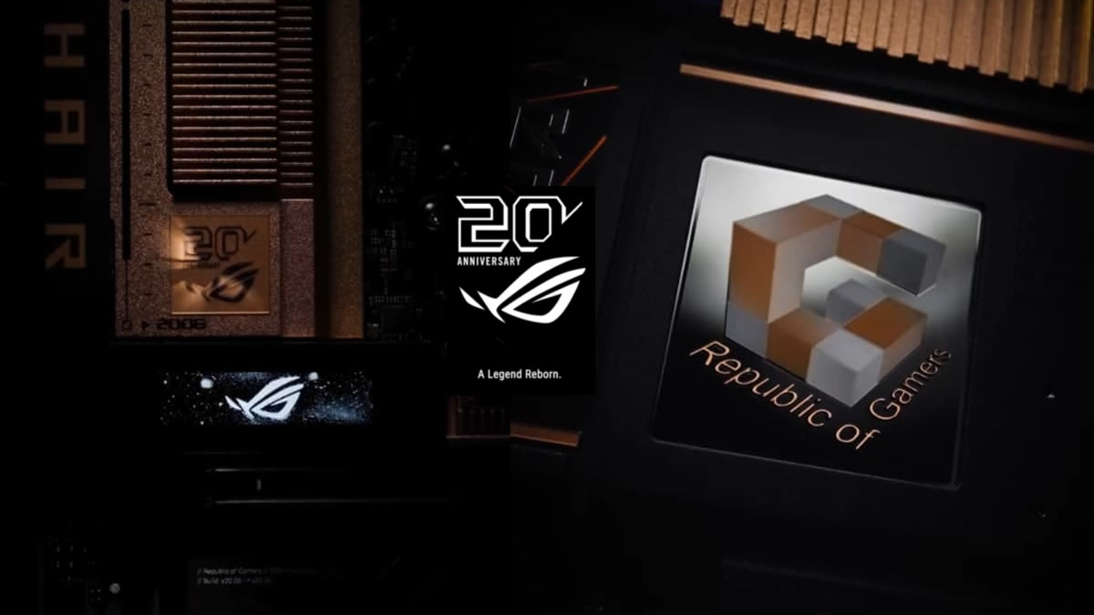 ASUS teases ROG 20th Anniversary motherboard