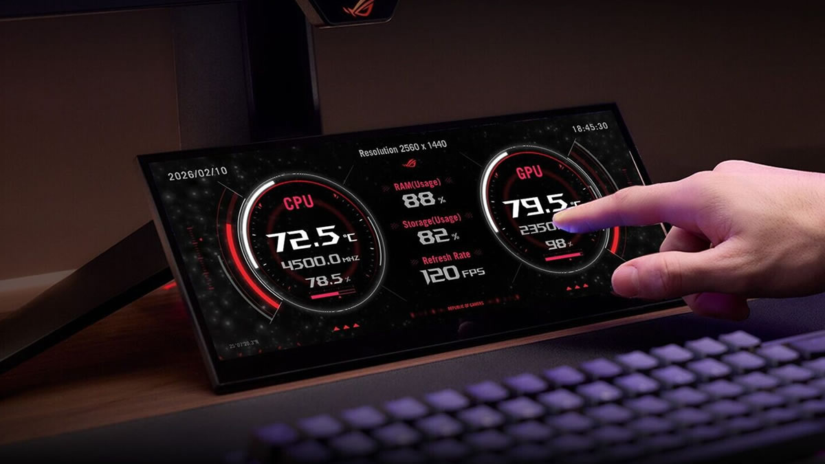 ASUS launches its ROG Strix XG129C secondary touchscreen monitor