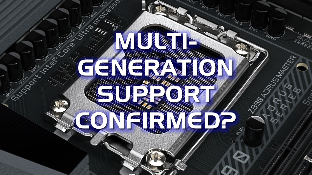 Leaked Intel document confirms multi-generation LGA-1954 CPU socket plans