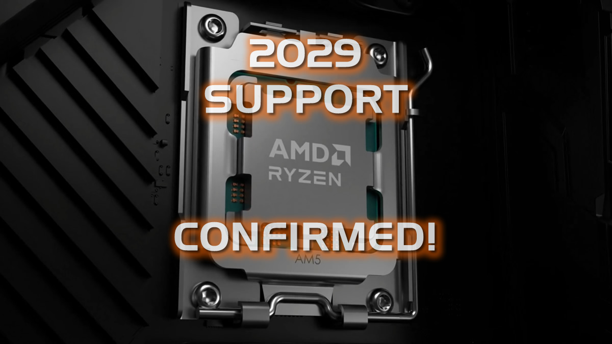 AMD confirms Socket AM5 support until 2029
