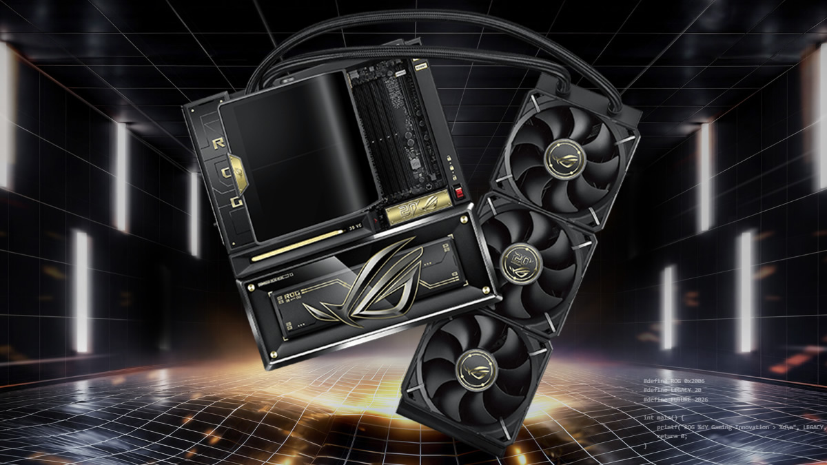 ASUS’ ROG Crosshair X870E Edition 20 is so custom, it needs its own liquid cooler