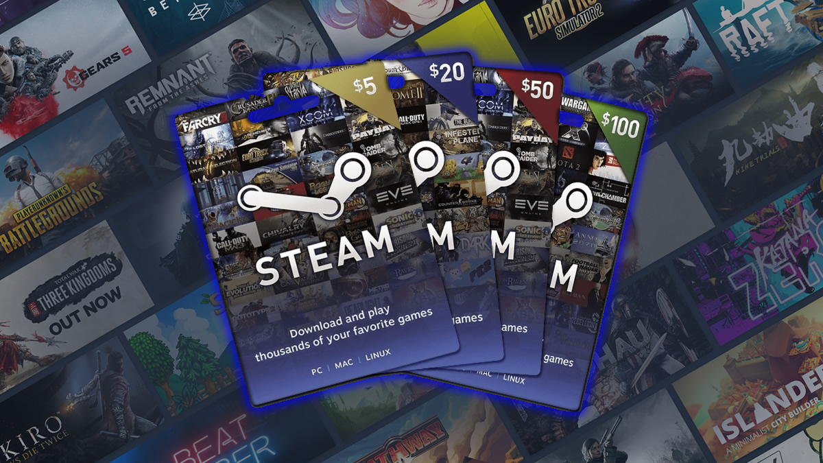 Valve is removing Steam Gift cards from sale to combat scammers