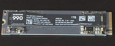 Samsung 990 G4 1TB M.2 Review