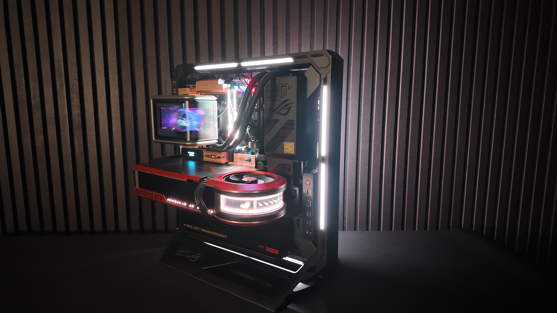 20th Anniversary PC DIY Case Side on GPU